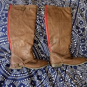 Knee High Boots - Brown